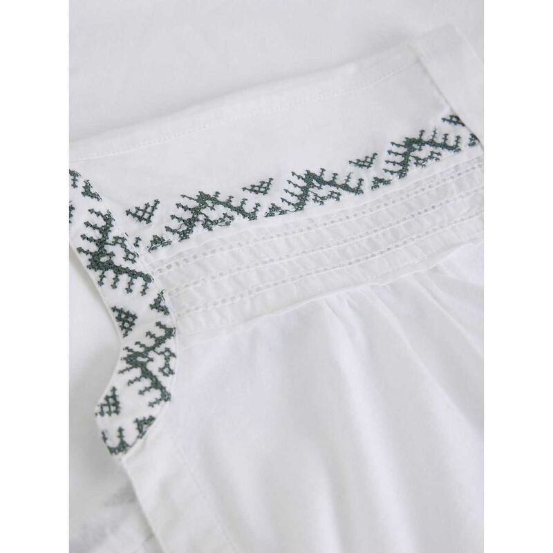 White Stuff Billie Emb Button Shirt image number 2